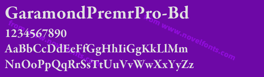 GaramondPremrPro-BdPreview