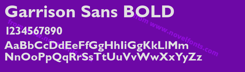 Garrison Sans BOLDPreview