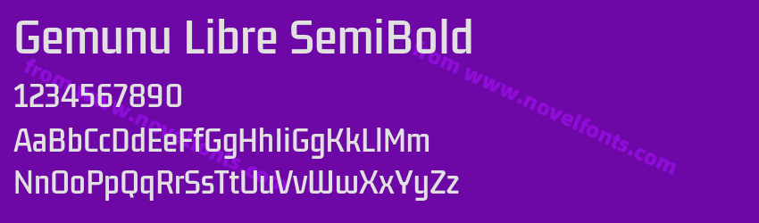 Gemunu Libre SemiBoldPreview