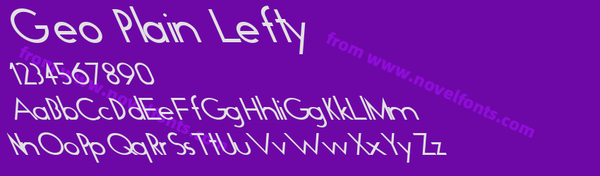 Geo Plain LeftyPreview