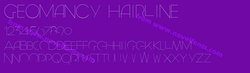 Geomancy HairlinePreview