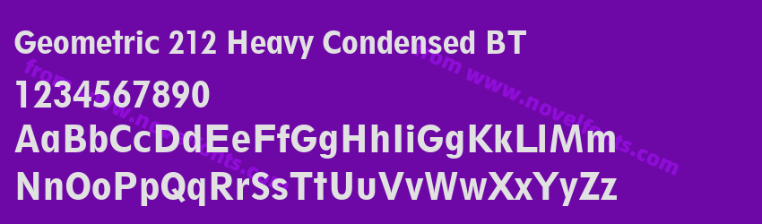 Geometric 212 Heavy Condensed BTPreview