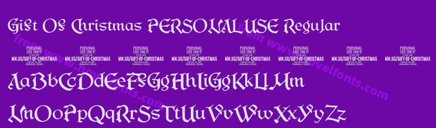 Gift Of Christmas PERSONAL USE RegularPreview