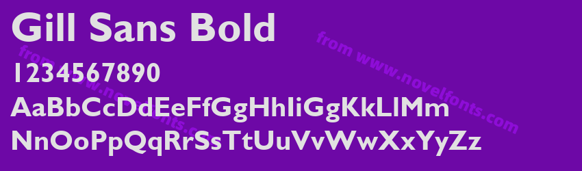 Gill Sans BoldPreview