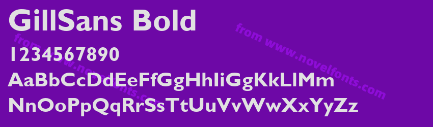 GillSans BoldPreview