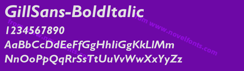 GillSans-BoldItalicPreview