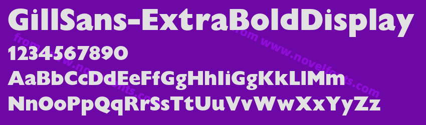 GillSans-ExtraBoldDisplayPreview