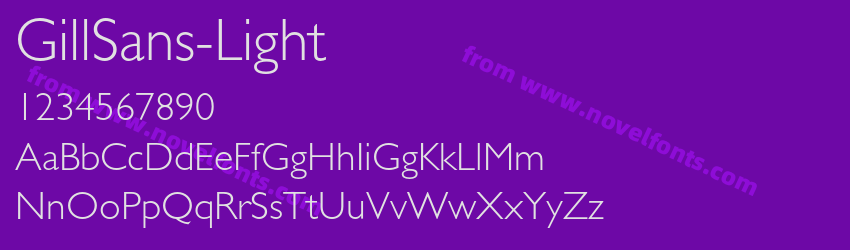 GillSans-LightPreview