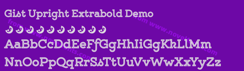 Gist Upright Extrabold DemoPreview