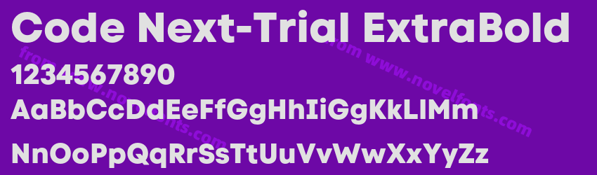 Code Next-Trial ExtraBoldPreview