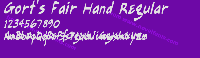 Gort's Fair Hand RegularPreview