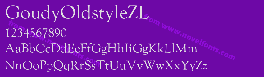 GoudyOldstyleZLPreview