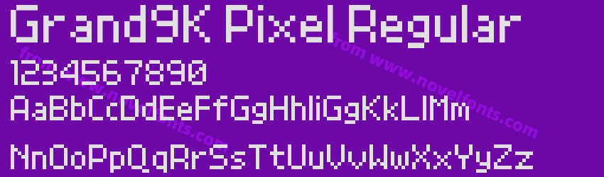 Grand9K Pixel RegularPreview