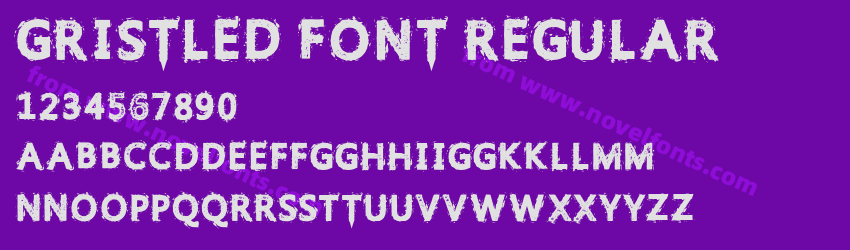 Gristled Font RegularPreview