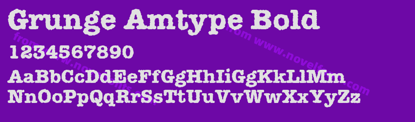 Grunge Amtype BoldPreview