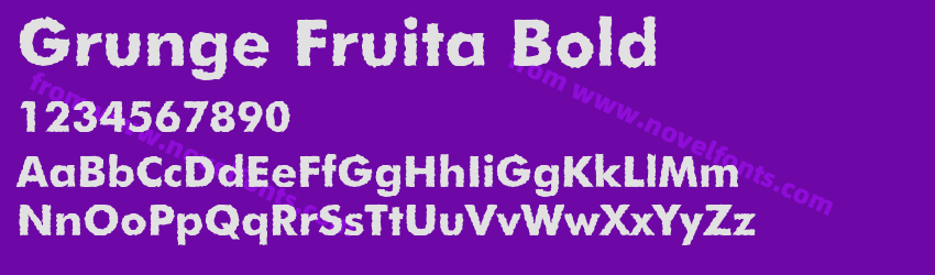 Grunge Fruita BoldPreview