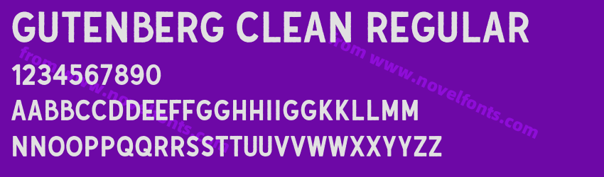 Gutenberg Clean RegularPreview