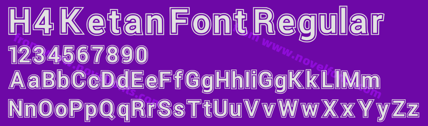 H4 Ketan Font RegularPreview