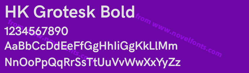 HK Grotesk BoldPreview