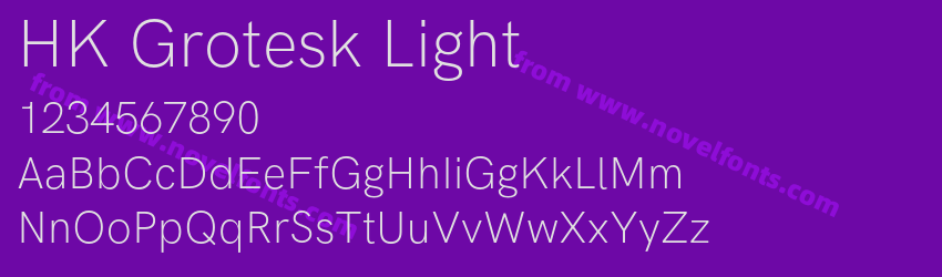 HK Grotesk LightPreview