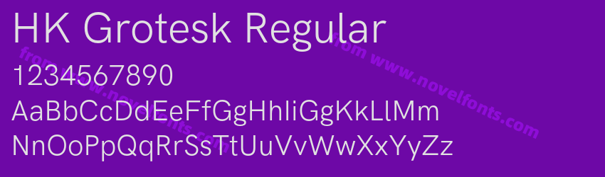 HK Grotesk RegularPreview