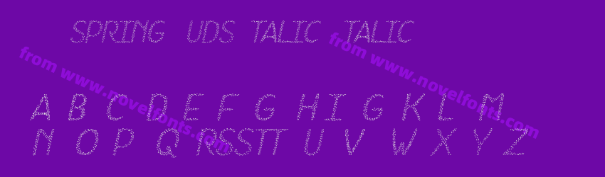 HKH Spring Buds Italic  ItalicPreview