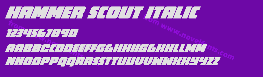 Hammer Scout ItalicPreview