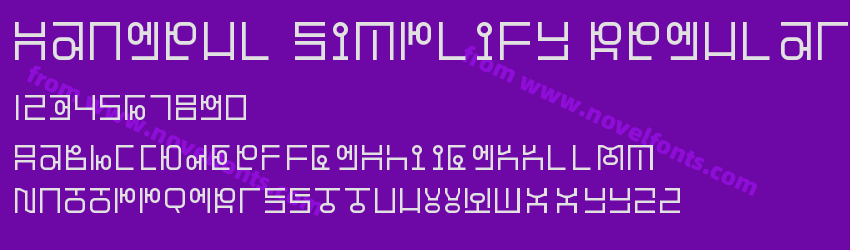 Hangeul Simplify RegularPreview