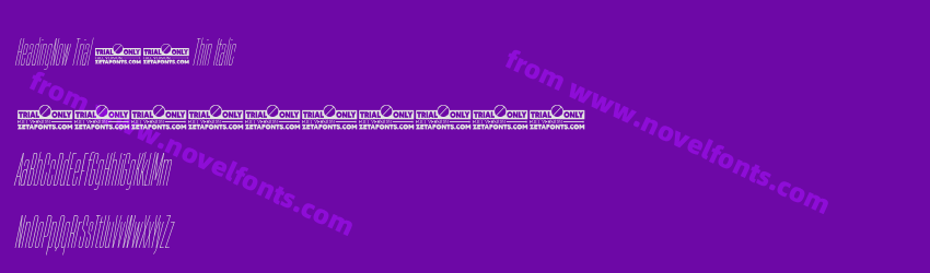 HeadingNow Trial 01 Thin ItalicPreview