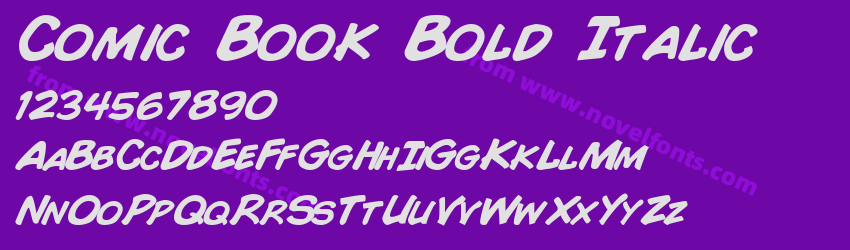 Comic Book Bold ItalicPreview