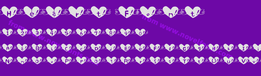 Heart FontPreview