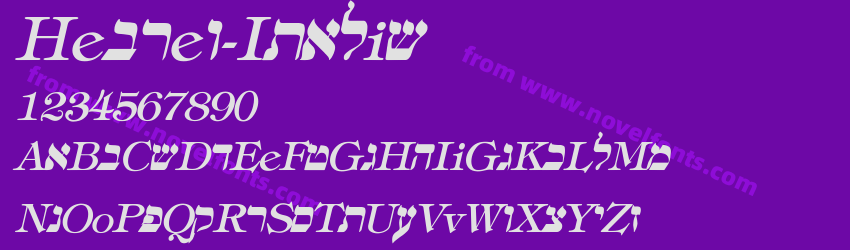 Hebrew-ItalicPreview