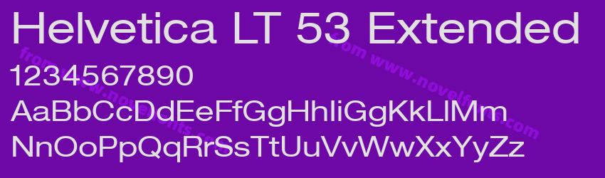 Helvetica LT 53 ExtendedPreview