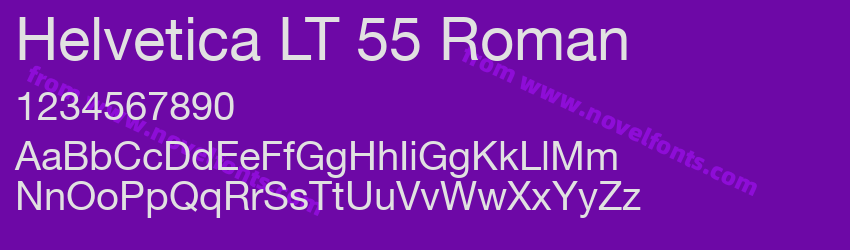 Helvetica LT 55 RomanPreview