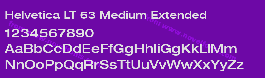 Helvetica LT 63 Medium ExtendedPreview