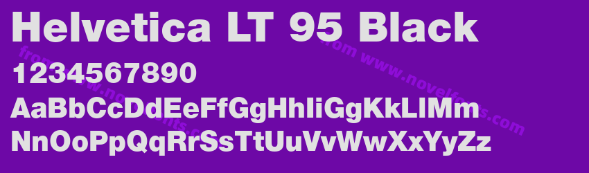 Helvetica LT 95 BlackPreview