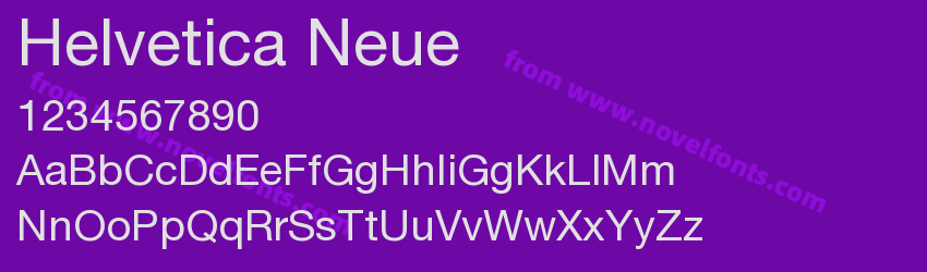 Helvetica NeuePreview