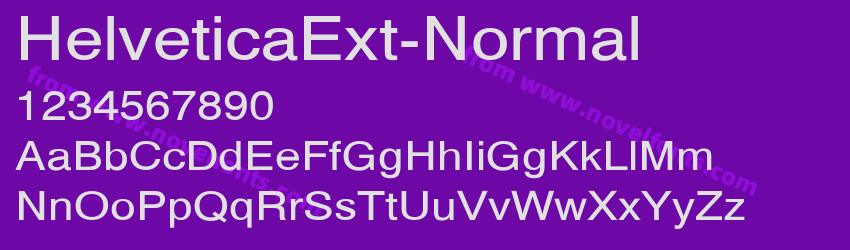 HelveticaExt-NormalPreview