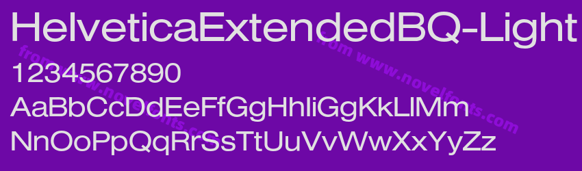 HelveticaExtendedBQ-LightPreview