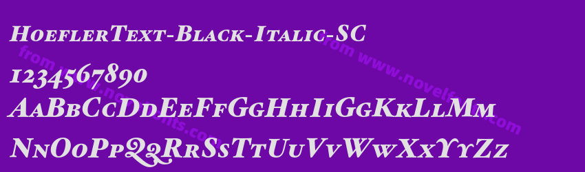 HoeflerText-Black-Italic-SCPreview