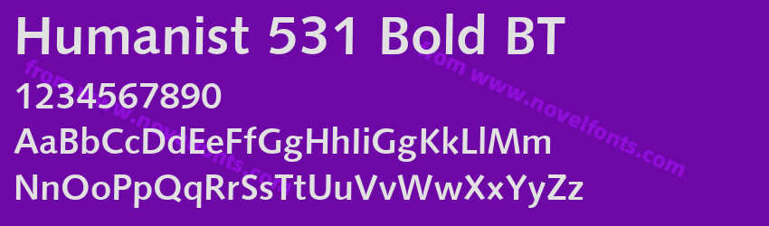 Humanist 531 Bold BTPreview