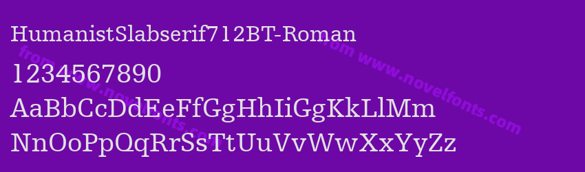 HumanistSlabserif712BT-RomanPreview