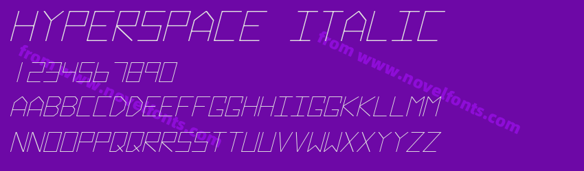 Hyperspace ItalicPreview