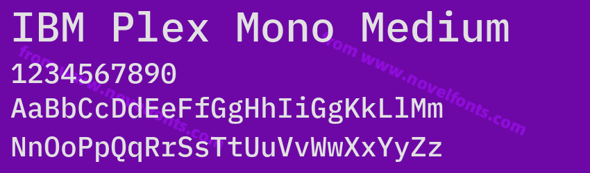 IBM Plex Mono MediumPreview