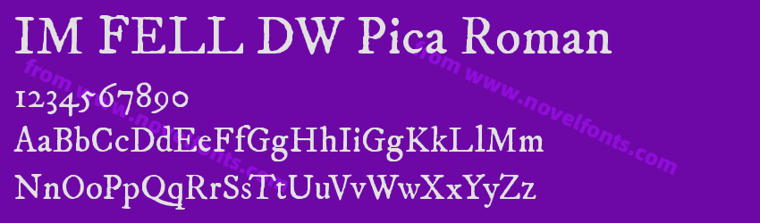 IM FELL DW Pica RomanPreview