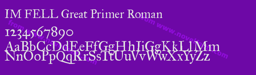 IM FELL Great Primer RomanPreview