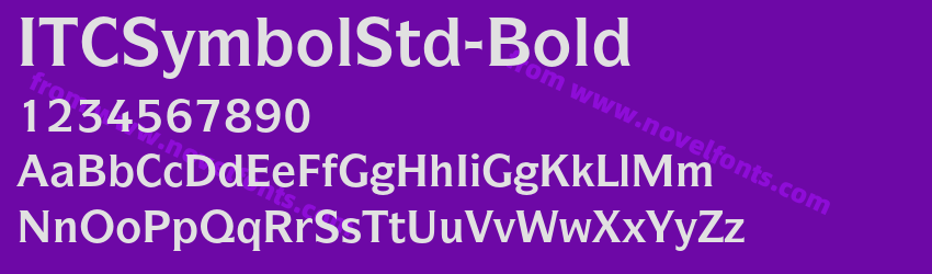 ITCSymbolStd-BoldPreview