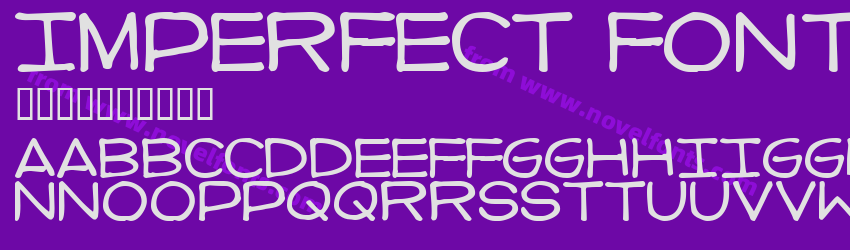 Imperfect fontPreview