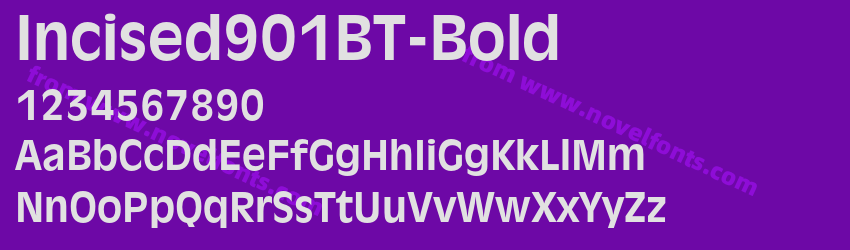 Incised901BT-BoldPreview