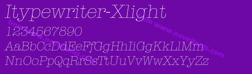 Itypewriter-XlightPreview